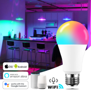 Smart RGB LED Bulb – Wi-Fi App & Voice Control